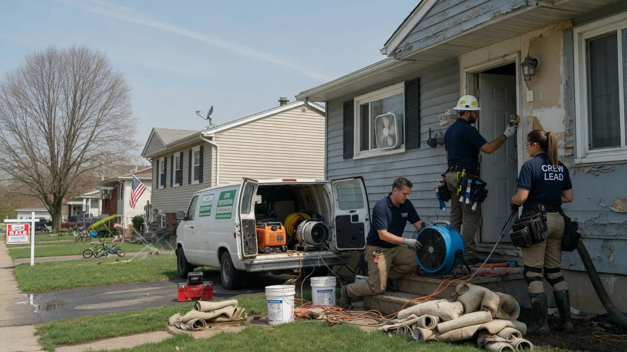 Flood Cleanup in Skaneateles Falls, NY near me